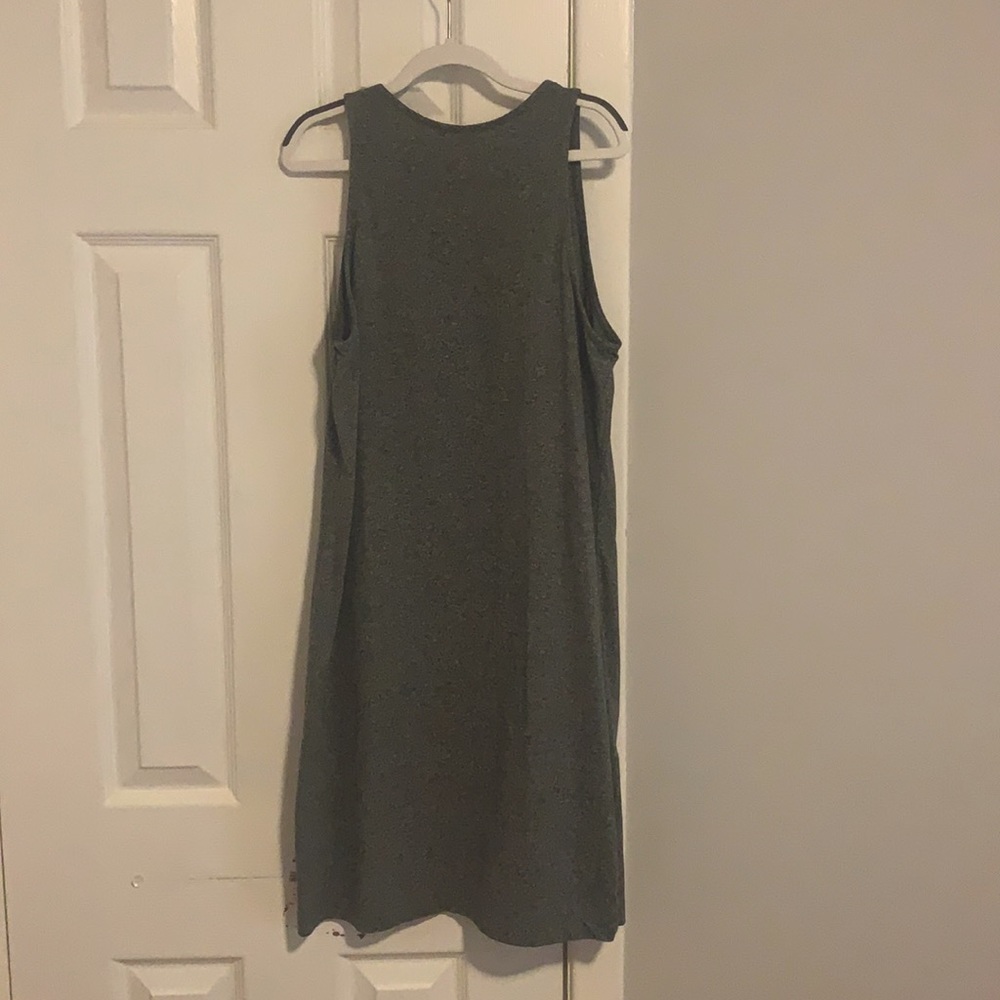 Simple Grey Spring Dress - Picture 2 of 2